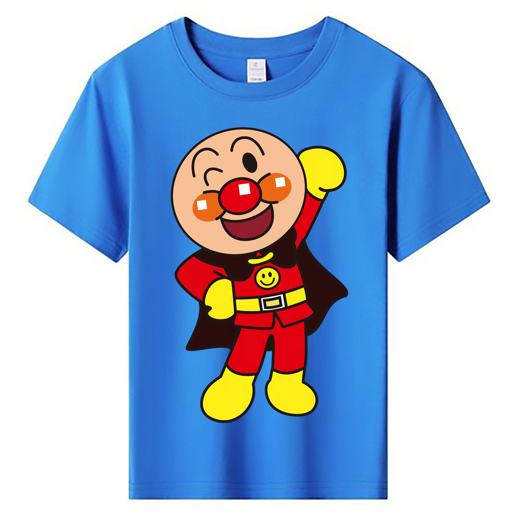 （画像用） アンパンマン Anpanman 綿100％キッズTシャツ（フロントプリント）